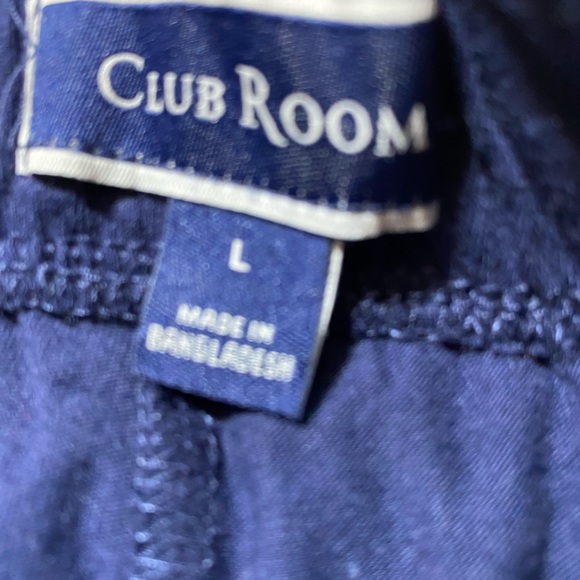Club Room men’s shorts with back pocket large blue - Picture 3 of 5